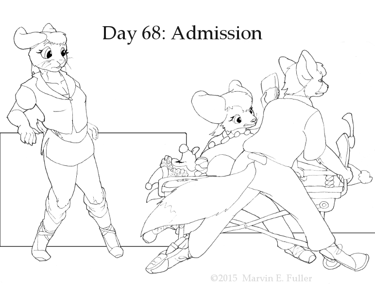 Daily Sketch 68 - Admission